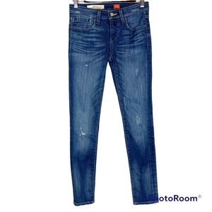 EUC Pilcro & the Letterpress Mid Rise Skinny Ankle Jeans